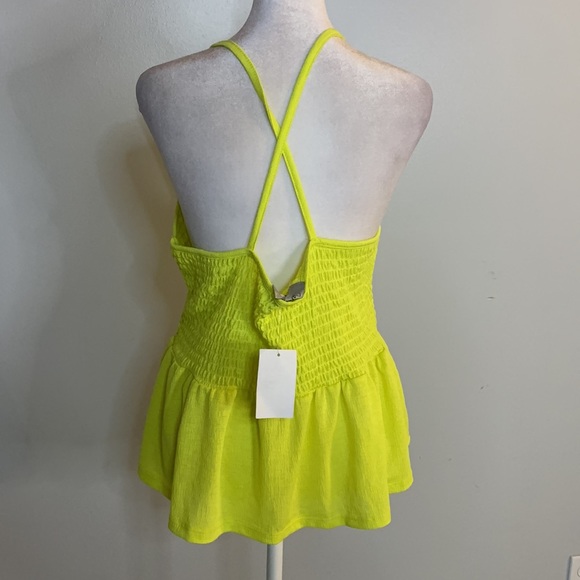 [Oak & Trellis] Neon Smocked Tank Top - Size XL NWT - Picture 3 of 4